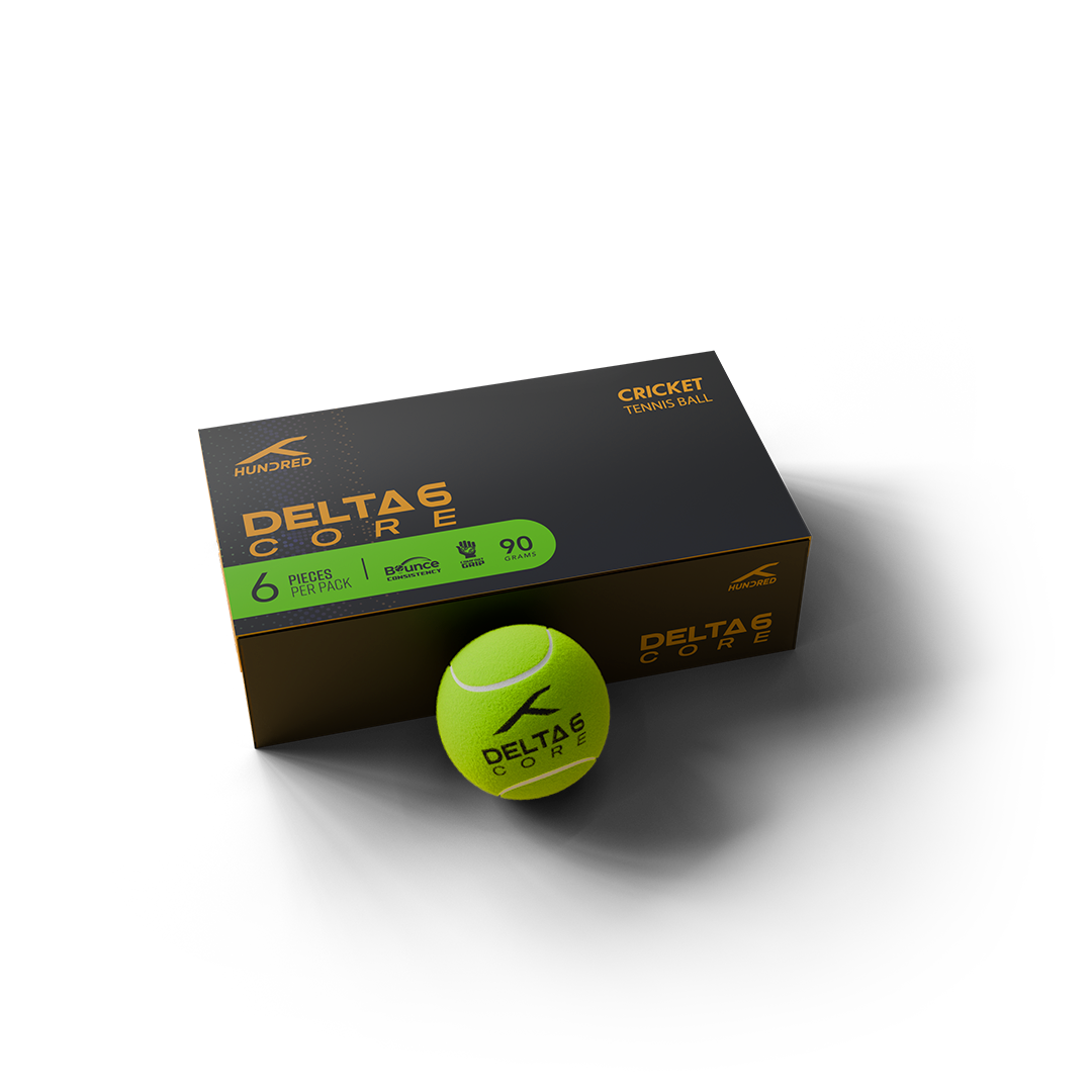 Cricket Tennis Ball - Hundred Delta 6 Core