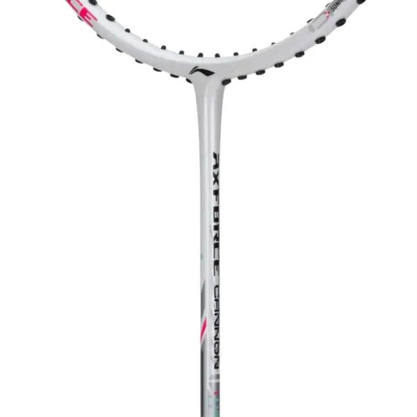 Li-Ning Axforce Cannon Light Badminton Racquet-Unstrung - 5U - White