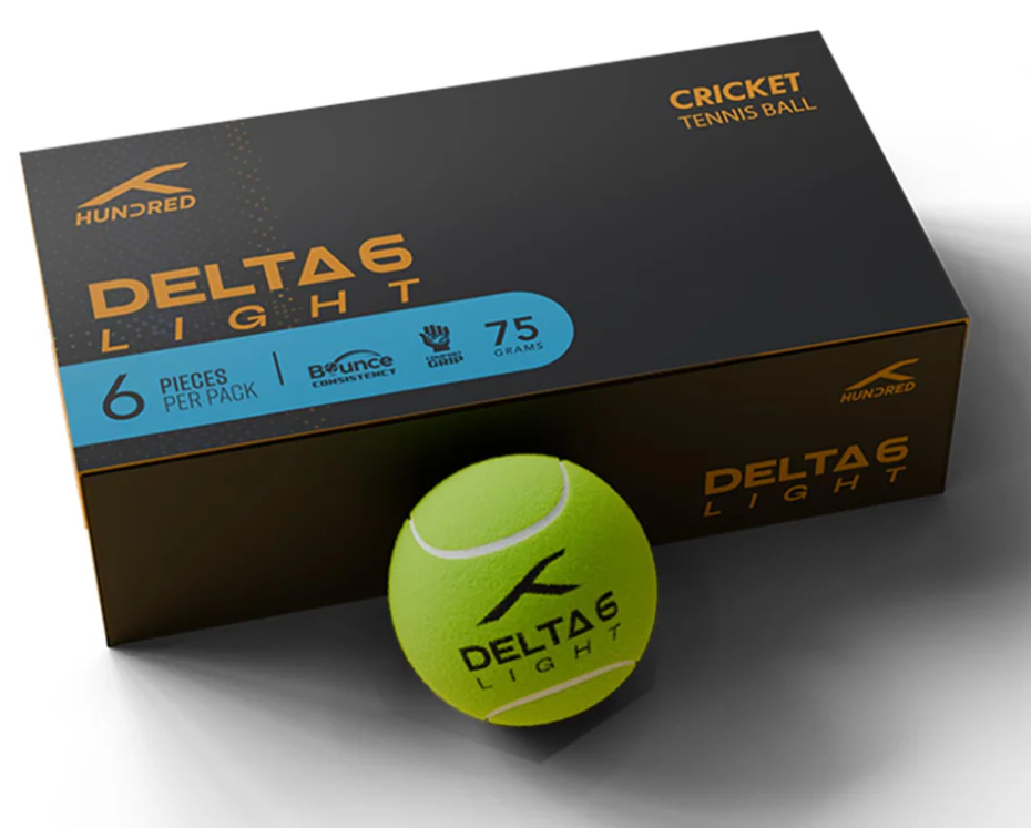 Cricket Tennis Ball - Hundred Delta 6 Light