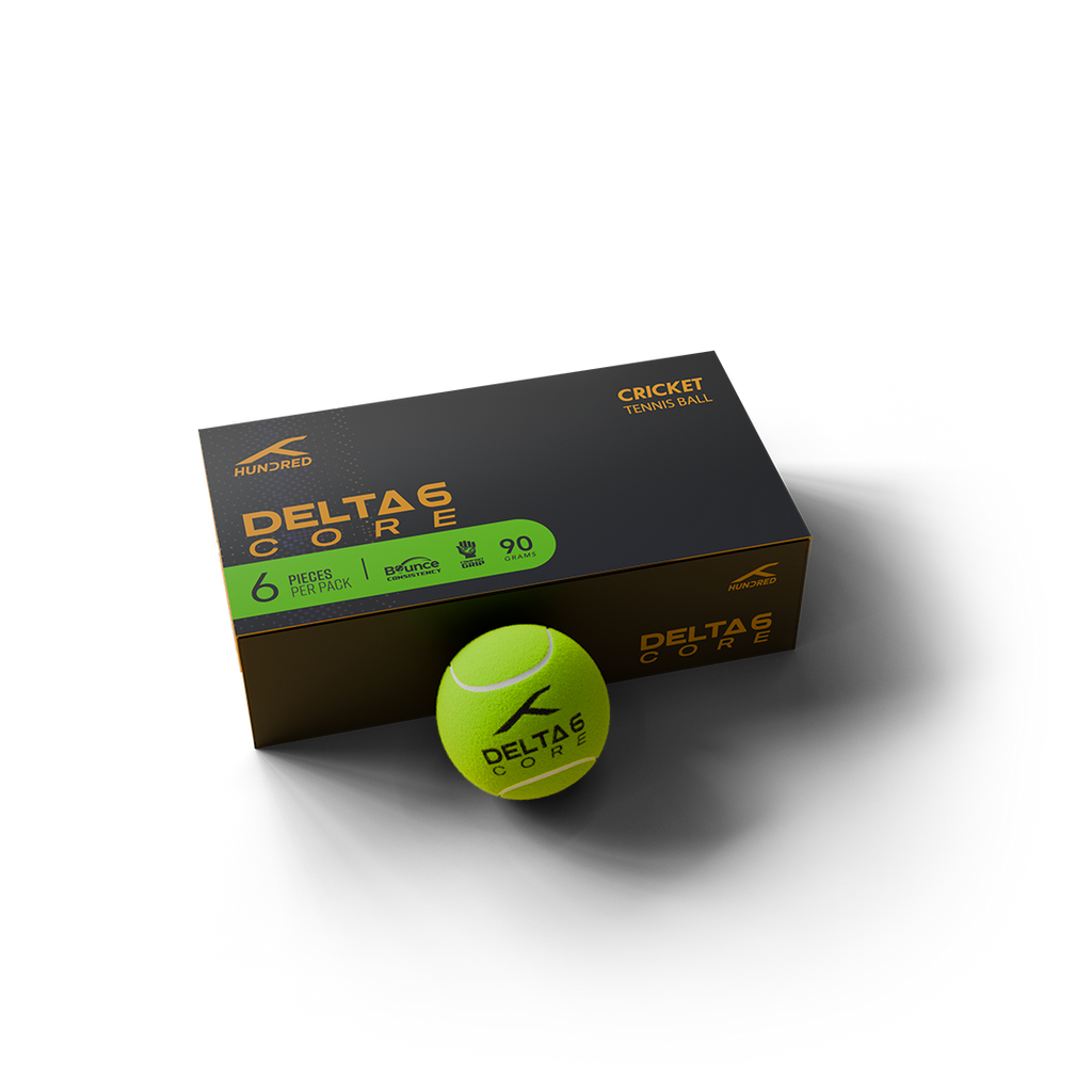 Cricket Tennis Ball - Hundred Delta 6 Core