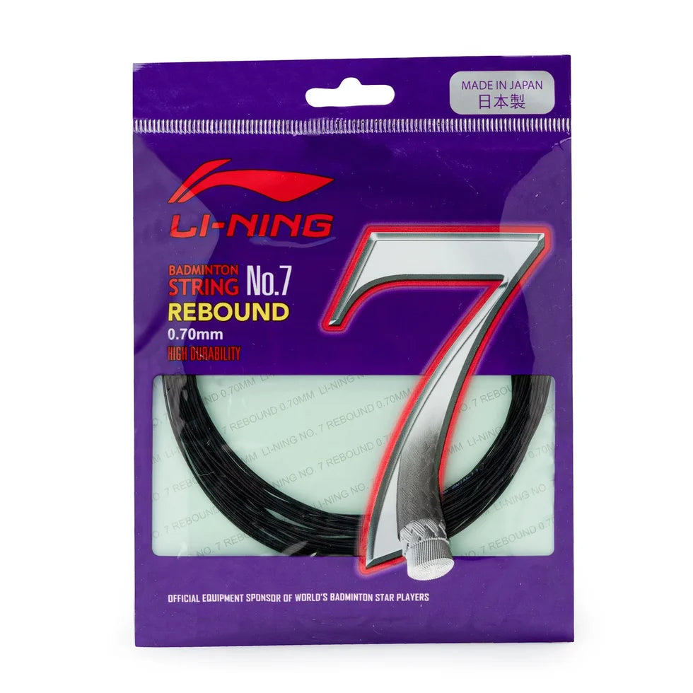 Li-Ning No. 7 Rebound Badminton String 0.70mm - Made in Japan