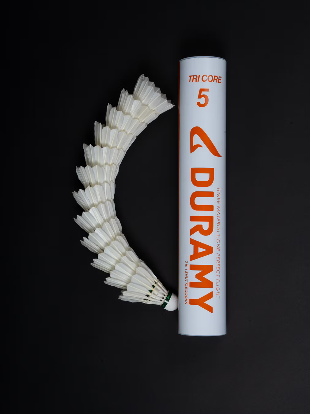 Duramy 3in 1 Badminton shuttlecocks - TRI CORE 5