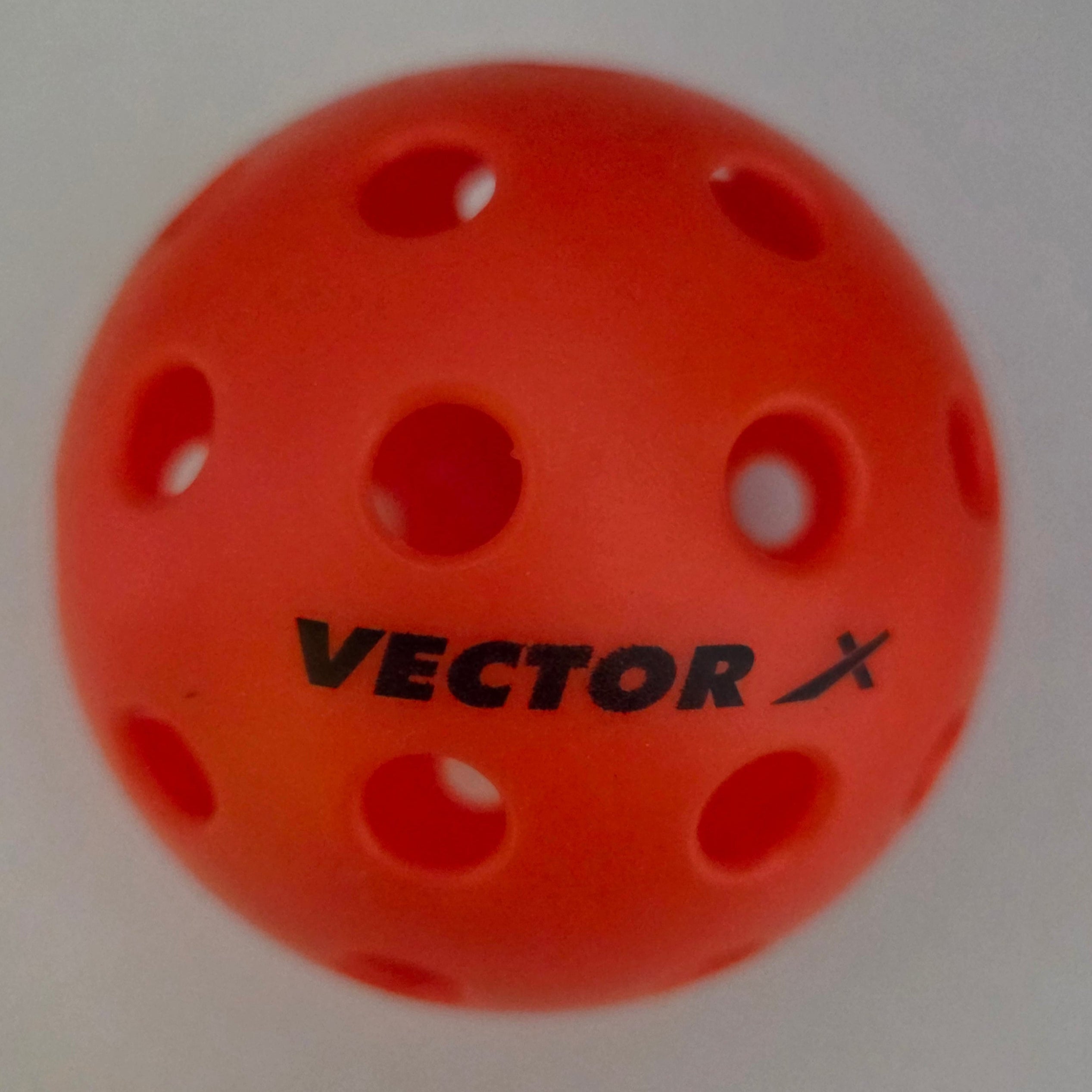 Vector X Pickle Ball Outdoor 40 Holes - Orange - Pack of 6