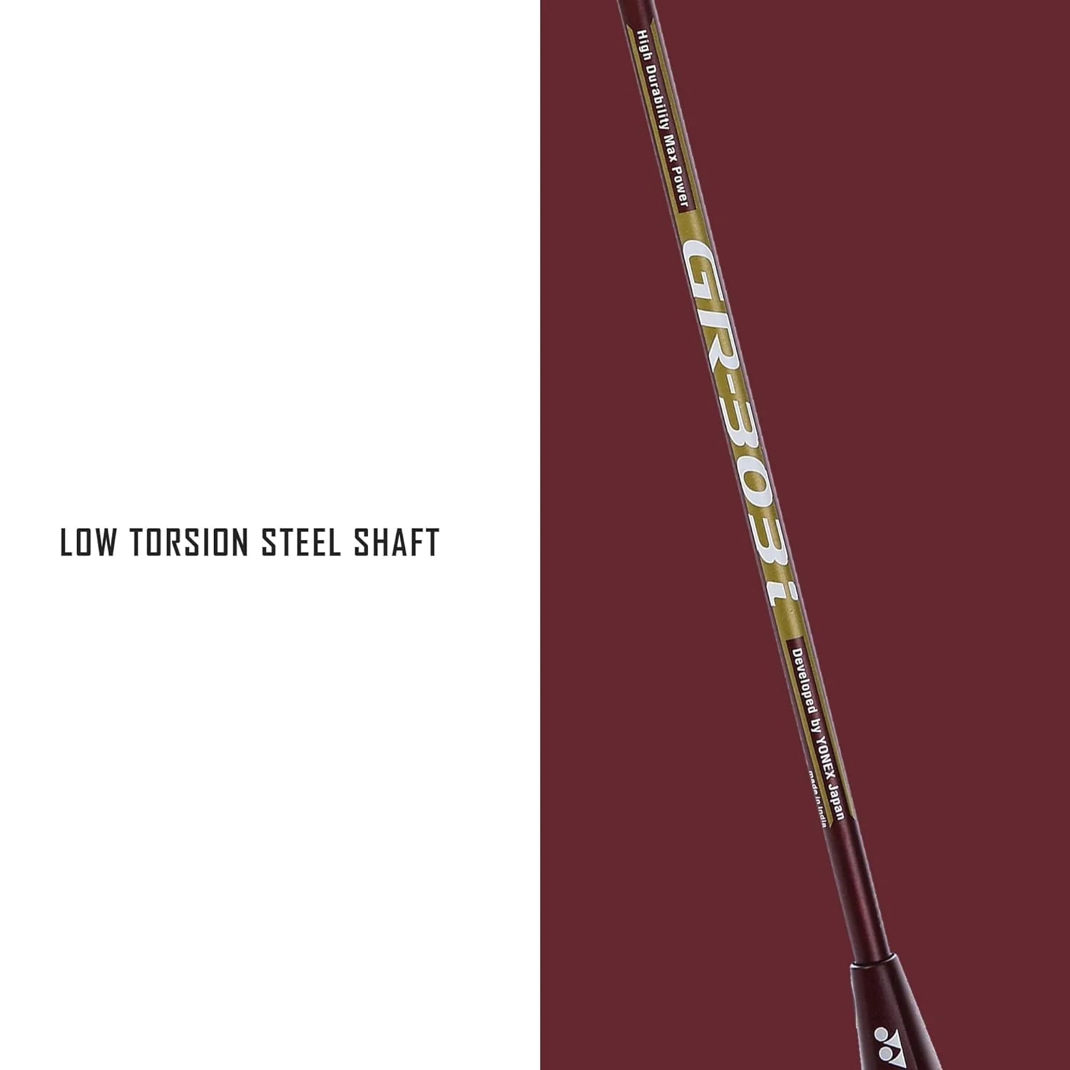 YONEX GR 303i Aluminium Strung Badminton Racket - Dark Red G4