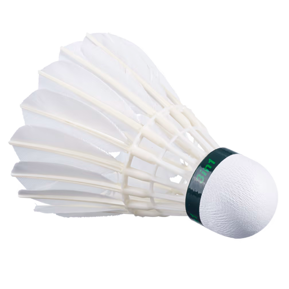 Babolat Hybrid Shuttle Cock (Pack of 12 Cocks)-1 Can