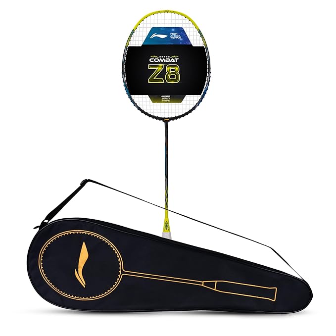 Badminton Racket  Combat Z8 - 84 Grams - Strung