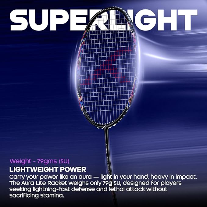 Badminton Racket Aura Lite | Strung