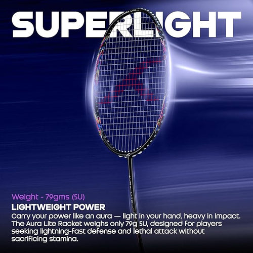 Badminton Racket Aura Lite | Strung