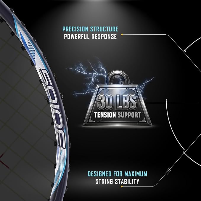 YONEX Graphite Badminton Racquet Astrox Lite 27i (G4, 77 Grams, 30 lbs Tension, Blue)