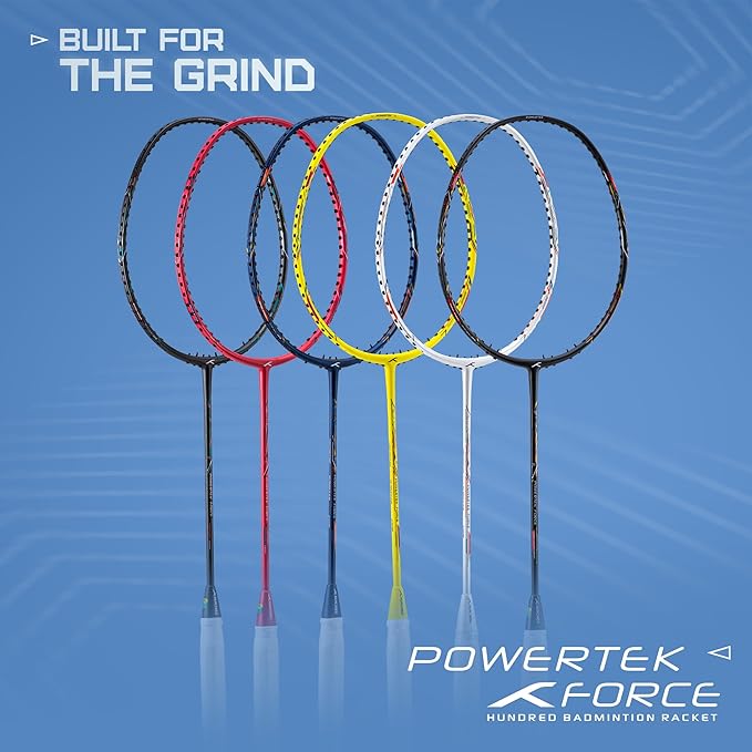 Hundred PowerTek Force Badminton Racket – Head Heavy, Attacking – RAK Store