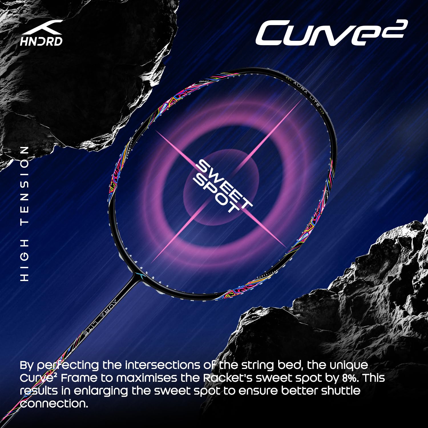 Badminton Racket Aura Lite | Strung