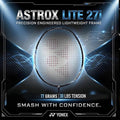 YONEX Graphite Badminton Racquet Astrox Lite 27i (G4, 77 Grams, 30 lbs Tension, Blue)