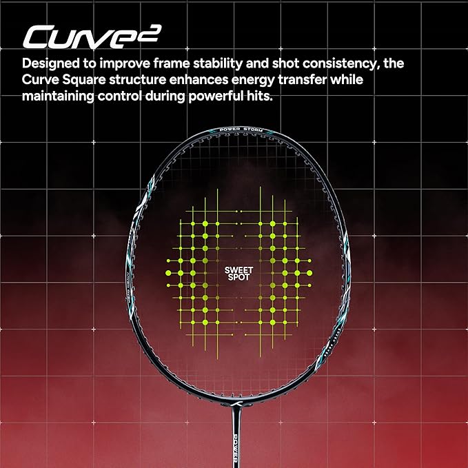 Head Heavy Racket Hundred Power Storm Badminton Racket – Head Heavy, Attacking Club – RAK ...