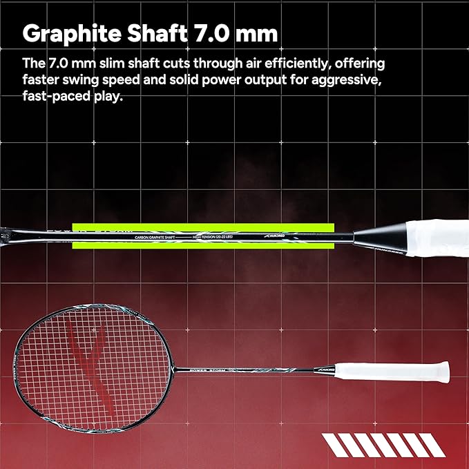 Hundred Power Storm Badminton Racket | Head Heavy Balance