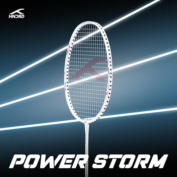 Hundred Power Storm Badminton Racket | Head Heavy Balance
