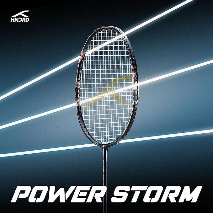 Hundred Power Storm Badminton Racket | Head Heavy Balance