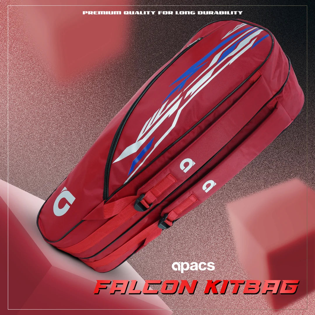 APACS Falcon Kitbag Red - Front View