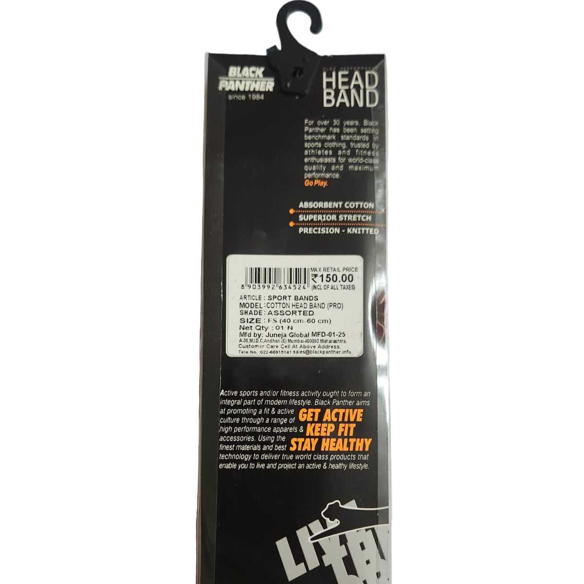 Head Band Black Panther