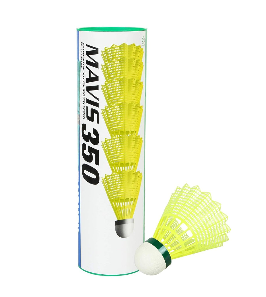 Mavis 350 Shuttlecock Yellow (Green Cap)