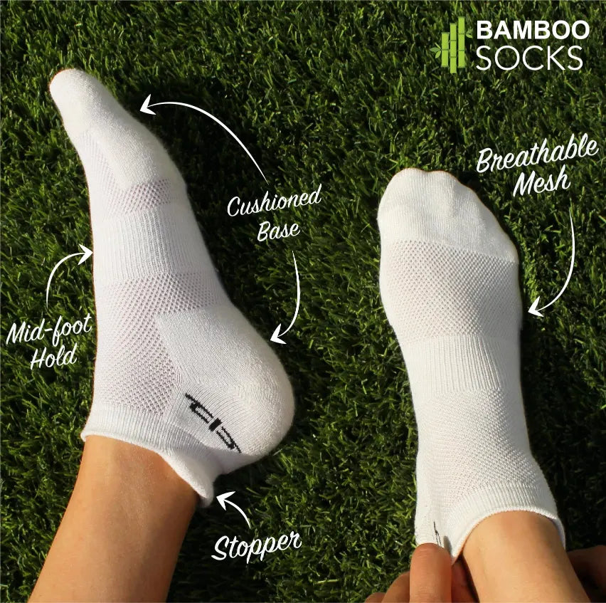 HEELIUM Bamboo Ankle Socks for Men