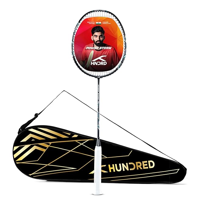 Hundred Power Storm Badminton Racket | Head Heavy Balance