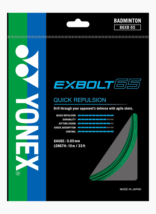 Yonex Exbolt 65 String - BGXB 65 Quick Repulsion