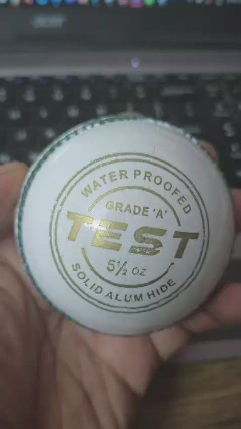 Test Grade A White Cricket Ball