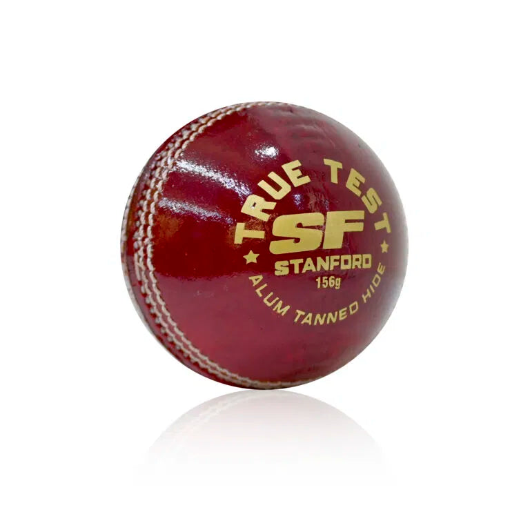 SF True Test Cricket Leather Ball - RED
